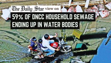 59% of DNCC household sewage ending up in water bodies