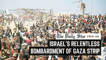 israel's relentless bombardment of gaza strip
