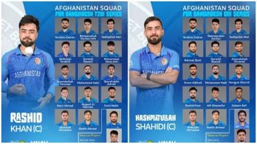 Afghanistan squad for Bangladesh series 2025