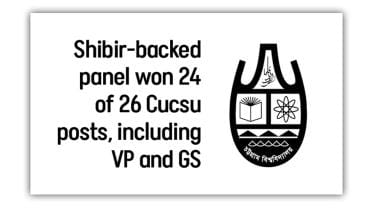 Shibir won Cucsu elections 2025