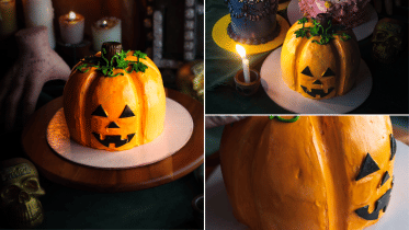 Create the perfect 3D pumpkin cake your guests will love