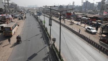 Empty Dhaka road