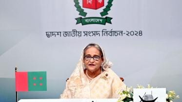 Sheikh hasina ask people to vote Awami League