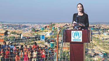 Hollywood superstar Angelina Jolie