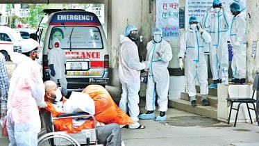 wearing personal protection equipment 