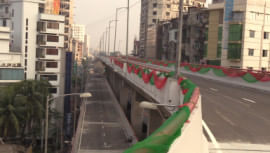 Moghbazar-Malibagh Flyover in Dhaka