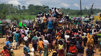 Rohingya influx may reach 10 lakh Rohingya influx may reach 10 lakh