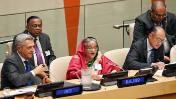 Bangladesh Prime Minister Sheikh Hasina in the United Nations General Assembly Bangladesh Prime Minister Sheikh Hasina in the United Nations General Assembly
