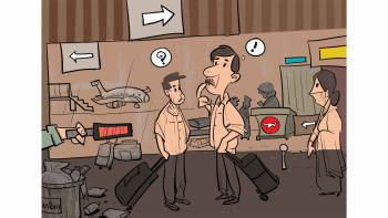 Being a non-VIP at Dhaka airport is no fun Being a non-VIP at Dhaka airport is no fun