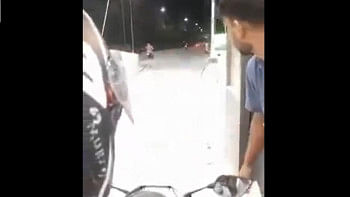biker making away without paying biker making away without paying