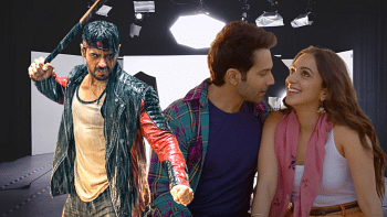 Varun Dhawan’s ‘kiss’ troubles Siddharth-Kiara relationship  Varun Dhawan's kiss angers Siddharth