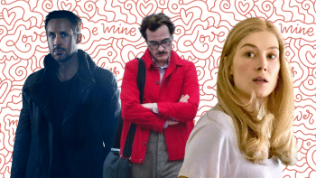 Collage of characters from Her, Blade Runner 2049 and Gone Girl