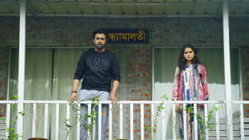 Scenes from the shoot of an Eid ‘Natok’ Ziaul Faruq Apurba and Keya Payel