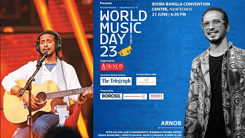 Arnob to perform at World Music Day 23 in India  Arnob to perform at World Music Day 23 in India