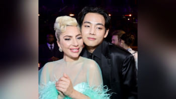 BTS V and Lady Gaga working together? BTS V and Lady Gaga working together?