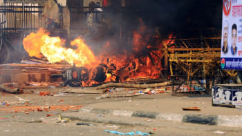 Violence in BNP rally Violence in BNP rally