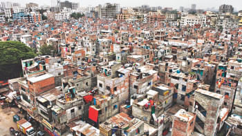 As far as Dhaka is concerned, a Rajuk survey found that the city is extremely vulnerable in the face of powerful earthquakes. PHOTO: RASHED SHUMON