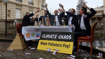 Protest to end fossil fuel use ahead of COP28