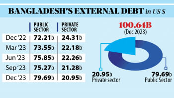 External debt crosses $100b External debt crosses $100b