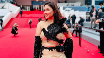 Bhabna brings ‘Crow’ fashion to Cannes red carpet  Bhabna brings ‘Crow’ fashion to Cannes red carpet