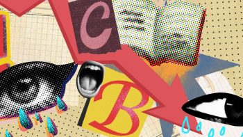 An abstract illustration showing regret with your chosen major