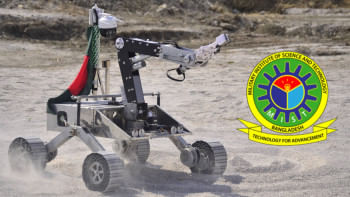 Maverick – MIST Mongol Barota's latest Mars rover that helped them secure the runners-up trophy at Anatolian Rover Challenge 2024.  A photo of Maverick – MIST Mongol Barota's latest Mars rover that helped them secure the runners-up trophy at Anatolian Rover Challenge 2024.