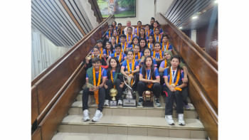 Bangladesh women's football team returns home Bangladesh women's football team returns home