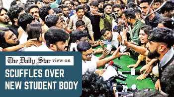 scuffles over new student body scuffles over new student body