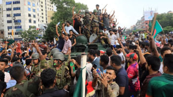 Military with general public