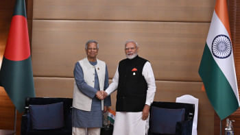 Trade, trust and transit between Bangladesh and India Yunus Modi meeting BIMSTEC 2025