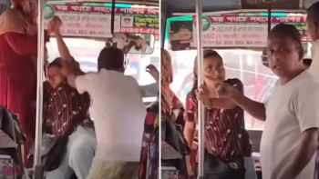 bus helper arrested for assaulting woman viral video bus helper arrested for assaulting woman viral video