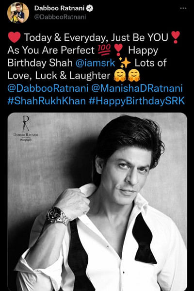 Bollywood Showers Shah Rukh Khan With Birthday Wishes | The Daily Star