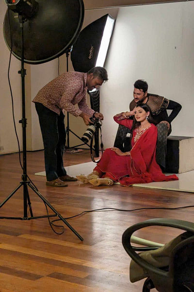 Ananta Jalil, Barsha spend time at The Daily Star Ananta Jalil, Barsha spend time at The Daily Star