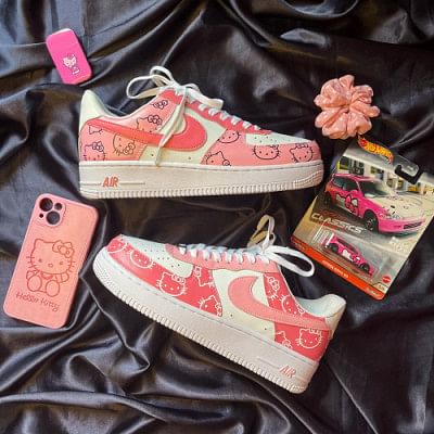 Custom painted sneaker