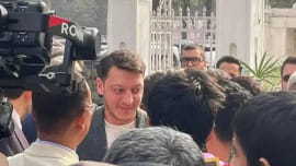 footballer Mesut Özil at Dhaka University