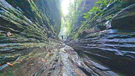 The hidden canyons of Sreemangal