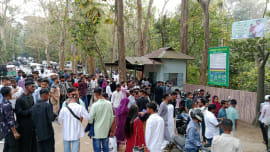 Tourists At Sylhet Tea Gardens During Eid Holidays