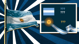 You may love the Argentine football team, but do you know its flag?