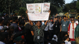HSC students are protesting in Bangladesh
