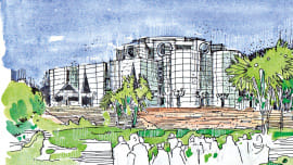 National Parliament Building of Bangladesh