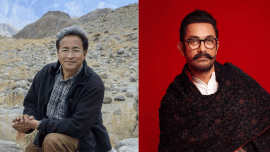 Aamir khan and Sonam Wangchuk