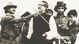 Bangabandhu and Kader Siddique.