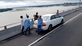 selfie on Padma Bridge