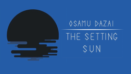 Book cover of The Setting Sun by Osamu Dazai