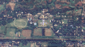 Faujdarhat Cadet College campus. 