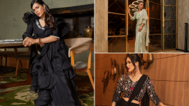 Elevate your winter wardrobe with chic neo-saree glamour