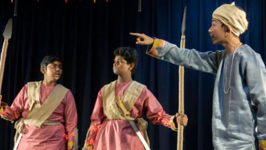 Bibarton’s child artistes stage Tagore’s ‘Rother Roshi’