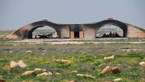 wreckage of destroyed