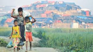 Rohingya refugee children