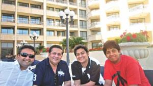 Syed Fahim Munaim with his sons